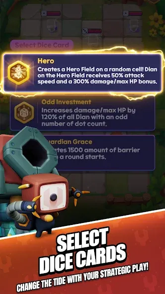 Roll Roll: Dice Heroes (Рэндом Дайс)  [МОД Бесконечные деньги] Screenshot 2