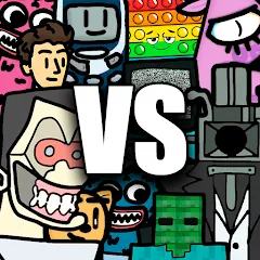 Взломанная Cartoon Battle  [МОД Меню] - полная версия apk на Андроид