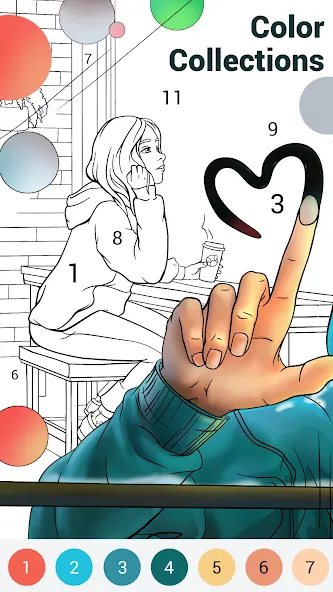 Happy Color®: Coloring Book (Хэппи Колор)  [МОД Unlocked] Screenshot 4