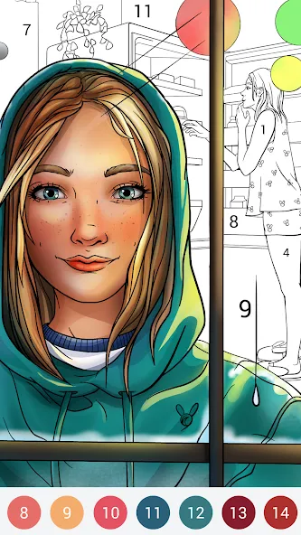 Happy Color®: Coloring Book (Хэппи Колор)  [МОД Unlocked] Screenshot 5