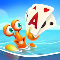 Взлом Undersea Solitaire Tripeaks (Андерси Солитэр Трипикс)  [МОД Меню] - полная версия apk на Андроид