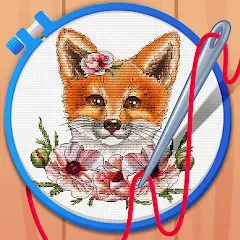 Скачать взлом Cross Stitch Coloring Art (Кроссстич окрашивание искусства)  [МОД Бесконечные деньги] - полная версия apk на Андроид