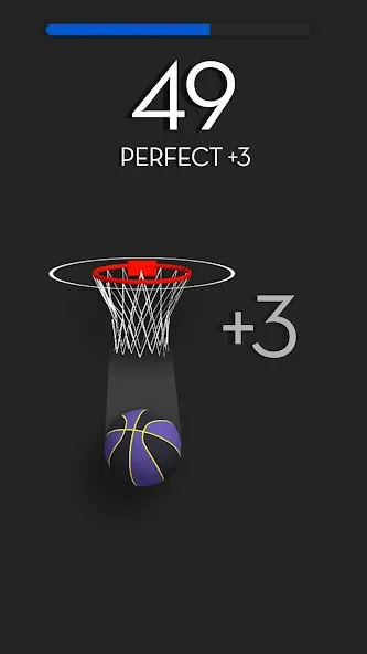 Dunk Stroke-3D Basketball (Дунк Строк)  [МОД Меню] Screenshot 2