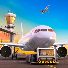 Взломанная Airport Simulator: Tycoon Inc. (Эйрпорт Симулятор)  [МОД Бесконечные монеты] - стабильная версия apk на Андроид