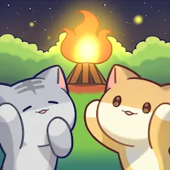 Скачать взлом Cat Forest - Healing Camp  [МОД Много монет] - стабильная версия apk на Андроид