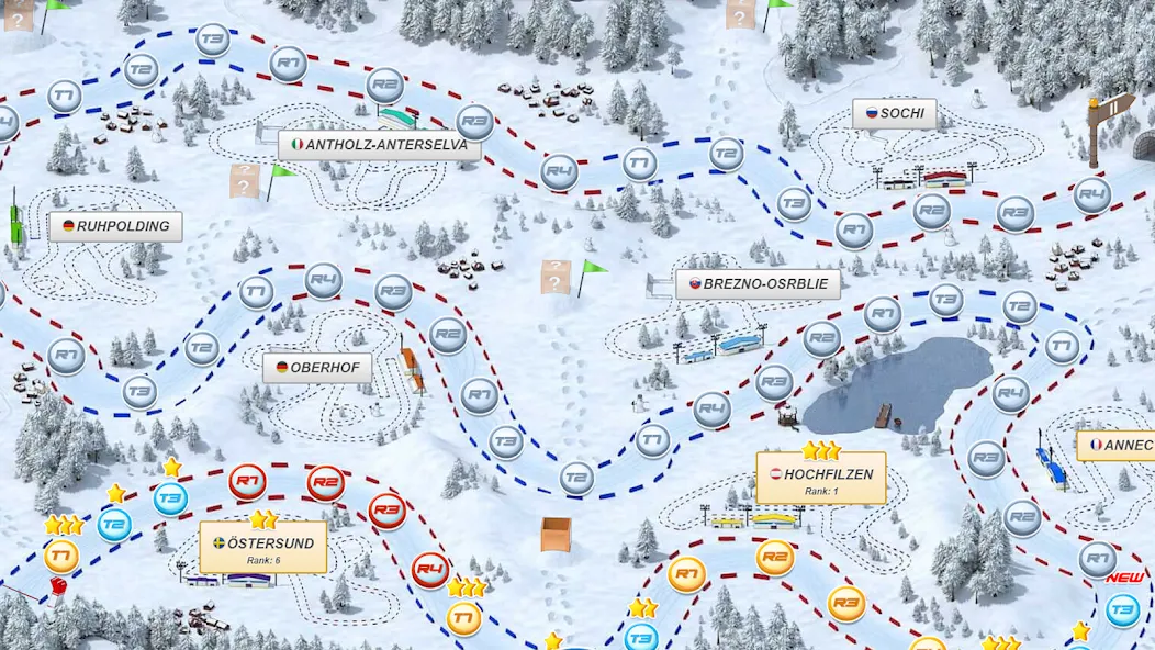 Biathlon Mania (Биатлон Мания)  [МОД Menu] Screenshot 4