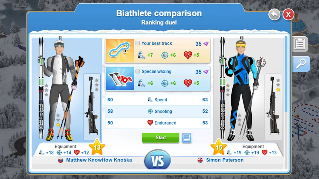 Biathlon Mania (Биатлон Мания)  [МОД Menu] Screenshot 5