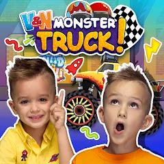 Скачать взлом Monster Truck Vlad & Niki  [МОД Бесконечные деньги] - полная версия apk на Андроид