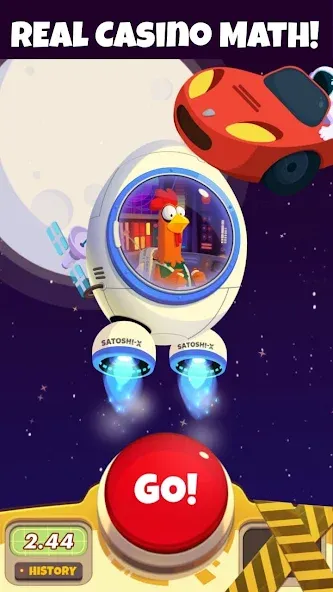 Chicken or Crash! Win Bitcoin.  [МОД Бесконечные монеты] Screenshot 4