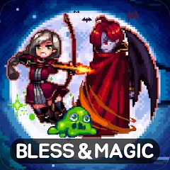 Скачать взломанную Bless & Magic: Idle RPG game  [МОД Бесконечные деньги] - последняя версия apk на Андроид
