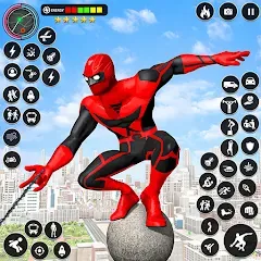 Взломанная Spider Rope Games - Crime Hero  [МОД Unlimited Money] - полная версия apk на Андроид