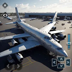 Взлом Real Plane Flying Simulator  [МОД Много монет] - последняя версия apk на Андроид