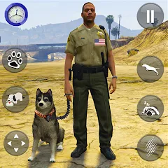 Взлом Toby Police Dog Sim: Dogs Game  [МОД Unlocked] - последняя версия apk на Андроид