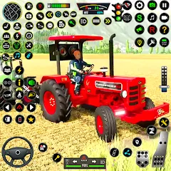 Взломанная Indian Tractor Simulator Games  [МОД Unlimited Money] - стабильная версия apk на Андроид