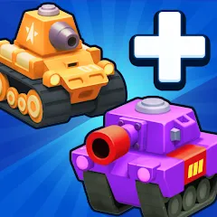 Взлом Merge Tanks - Battle Game (Мердж Танкс)  [МОД Много монет] - полная версия apk на Андроид