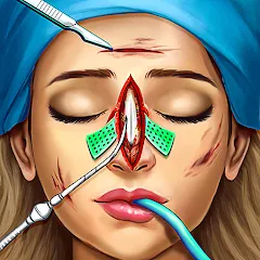 Скачать взлом Surgery Simulator Doctor Game  [МОД Menu] - стабильная версия apk на Андроид