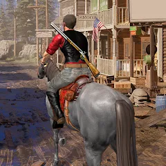 Скачать взлом West Cowboy - Gunfighter Game (Уэст Ковбой)  [МОД Unlocked] - последняя версия apk на Андроид
