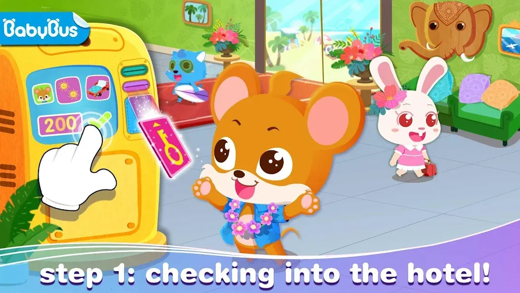 Baby Panda’s Summer: Vacation  [МОД Меню] Screenshot 1