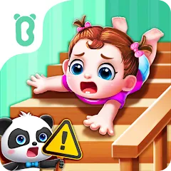 Скачать взломанную Baby Panda Home Safety  [МОД Меню] - стабильная версия apk на Андроид