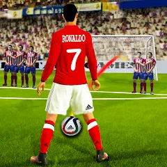 Взломанная Soccer Kick Football Champion  [МОД Много монет] - стабильная версия apk на Андроид