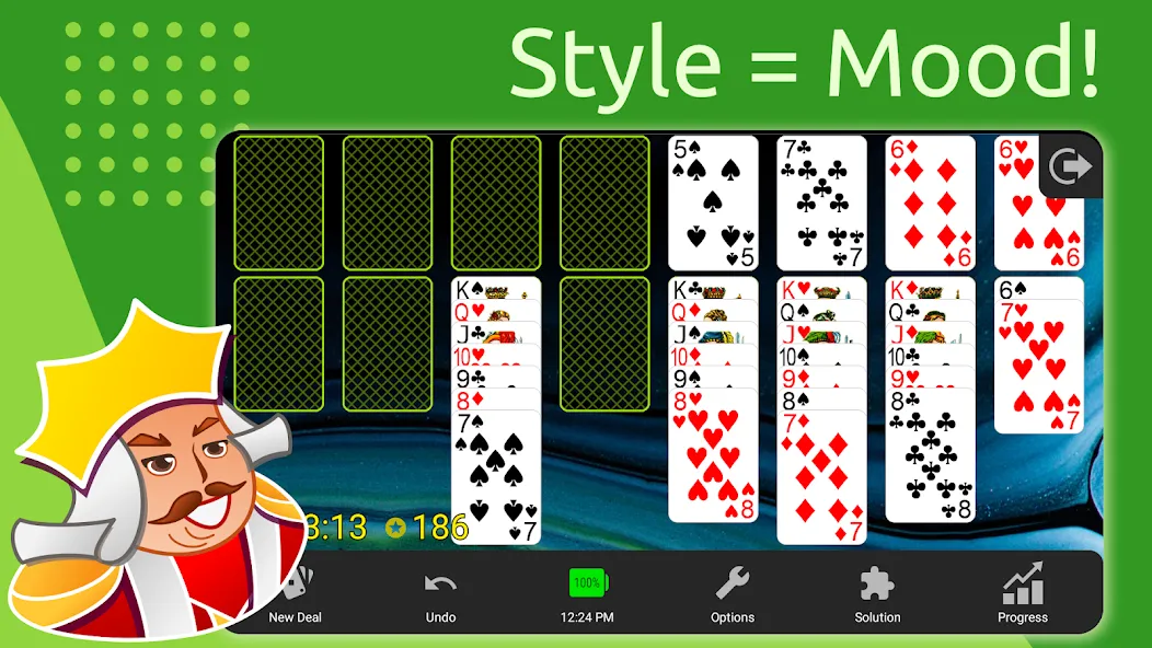 FreeCell  [МОД Меню] Screenshot 5