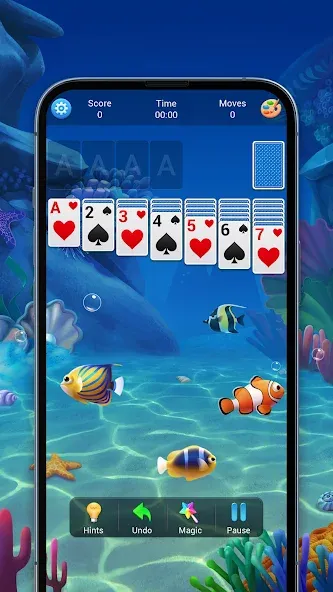 Solitaire, Klondike Card Games  [МОД Меню] Screenshot 1