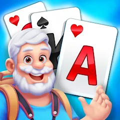 Взломанная Solitaire Good Times (Солитер Гуд Таймс)  [МОД Бесконечные монеты] - стабильная версия apk на Андроид