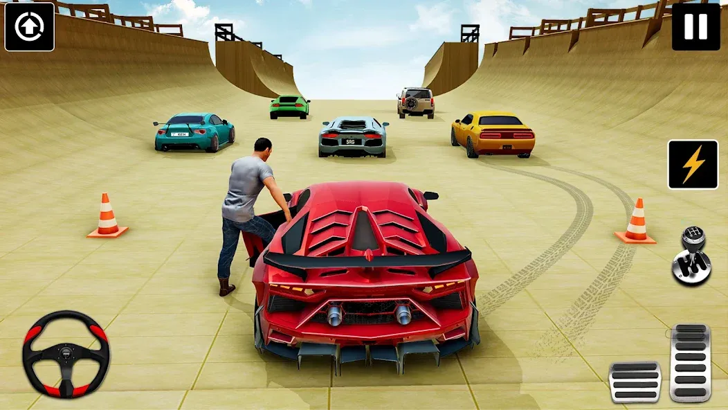 GT Car Stunt : Ramp Car Stunts (ДжиТи Кар Стант)  [МОД Меню] Screenshot 5