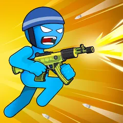 Взломанная Stick Shooter: Battle Game (Стик Шутер)  [МОД Бесконечные монеты] - стабильная версия apk на Андроид