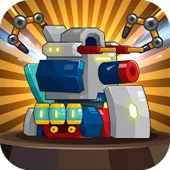 Скачать взлом Mini Robot Tank : idle (Мини Робот Танк)  [МОД Menu] - последняя версия apk на Андроид