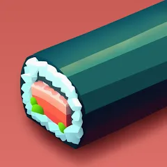Скачать взломанную Sushi Roll 3D - Cooking ASMR (Суши Ролл 3D)  [МОД Unlocked] - стабильная версия apk на Андроид