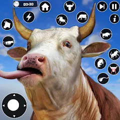 Взлом Scary Cow Simulator Rampage (Скари)  [МОД Mega Pack] - стабильная версия apk на Андроид