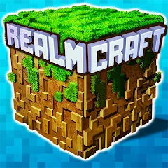 Взлом Mini Block Craft Realm Craft (РеалмКрафт)  [МОД Unlocked] - последняя версия apk на Андроид