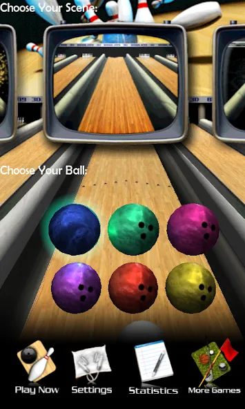 3D Bowling  [МОД Много монет] Screenshot 1