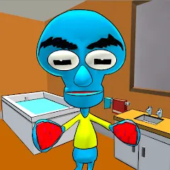 Скачать взломанную Squid Neighbor. Sponge Escape  [МОД Бесконечные деньги] - последняя версия apk на Андроид