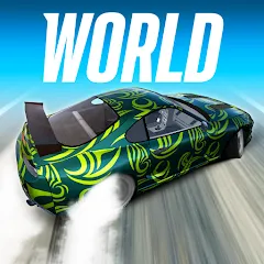 Взломанная Drift Max World - Racing Game (Дрифт Макс Ворлд)  [МОД Бесконечные монеты] - полная версия apk на Андроид