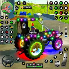 Взломанная Tractor Farming Games 2023  [МОД Mega Pack] - последняя версия apk на Андроид