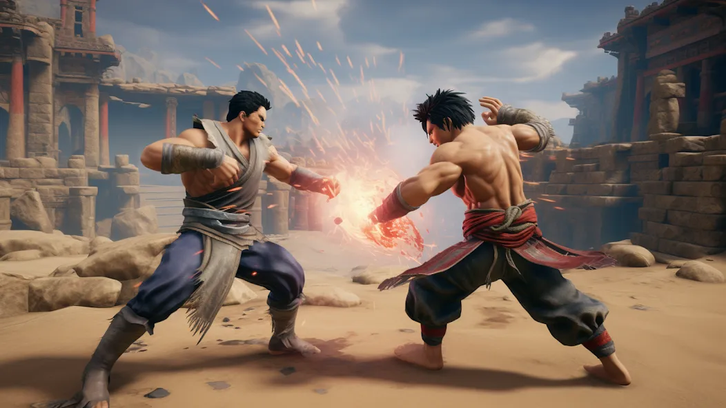 Kung Fu Karate Fight Game (Кунгфу карате бой оффлайн)  [МОД Unlocked] Screenshot 3