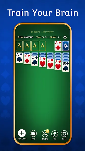 Solitaire: Classic Card Games  [МОД Бесконечные монеты] Screenshot 1