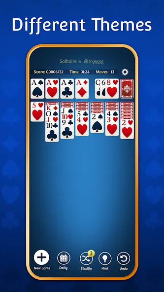 Solitaire: Classic Card Games  [МОД Бесконечные монеты] Screenshot 4