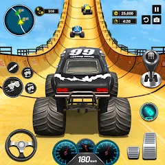 Скачать взломанную Monster Truck Games- Car Games  [МОД Unlimited Money] - стабильная версия apk на Андроид