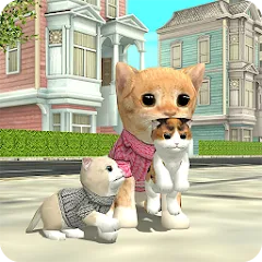 Взлом Cat Sim Online: Play with Cats  [МОД Много денег] - последняя версия apk на Андроид