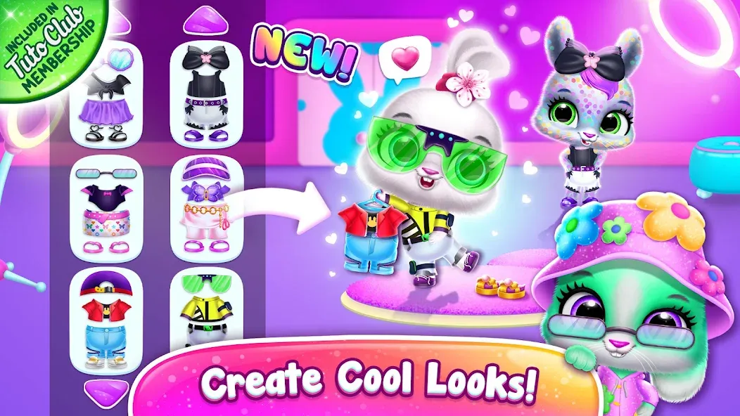 Bunnsies - Happy Pet World (Баннсиз)  [МОД Меню] Screenshot 1