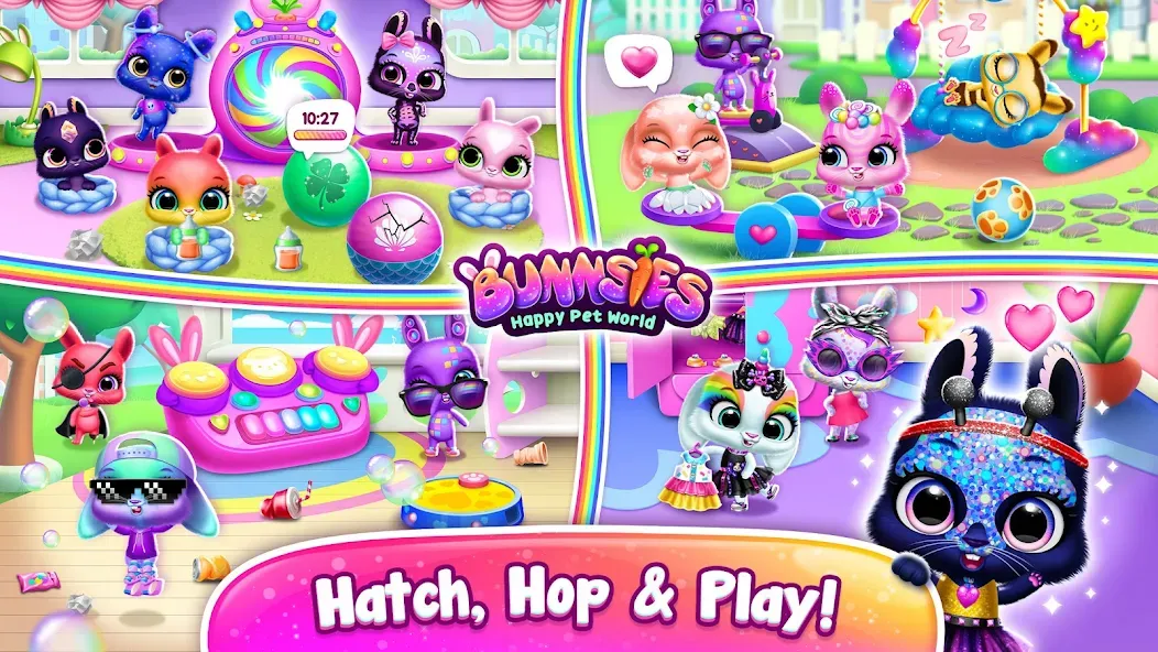 Bunnsies - Happy Pet World (Баннсиз)  [МОД Меню] Screenshot 3