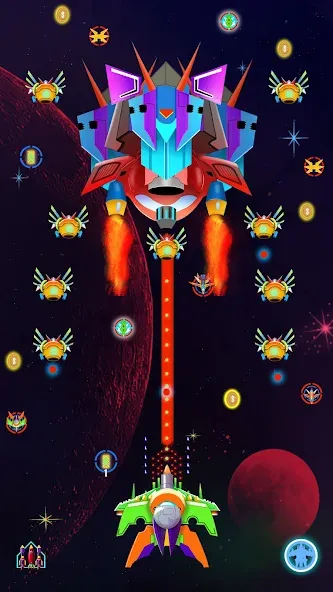 Galaxy Shooting: Alien Attack (Гэлэкси Шутинг)  [МОД Menu] Screenshot 5