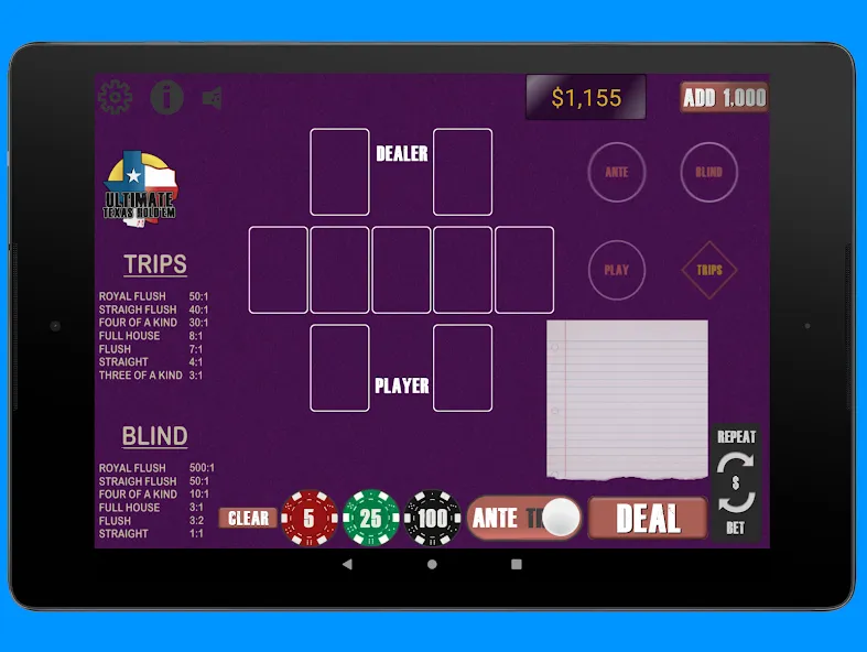 Texas Ultimate Holdem (Техасский Ультимейт Холдем)  [МОД Бесконечные деньги] Screenshot 4