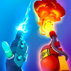 Скачать взлом Crazy Gun Inventor (Крейзи Ган Инвентор)  [МОД Много денег] - полная версия apk на Андроид
