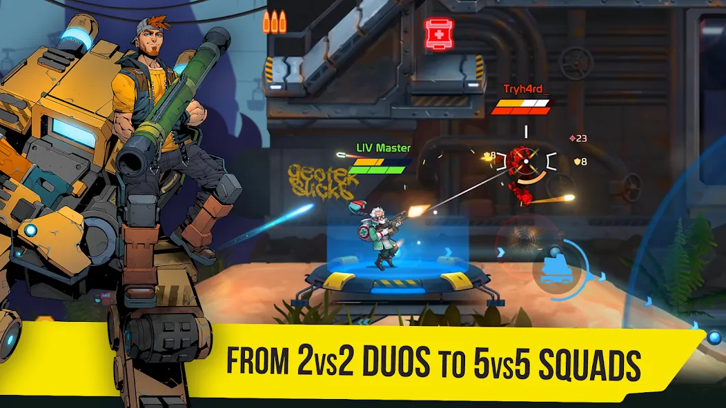 SquadBlast (СквадБласт)  [МОД Menu] Screenshot 2