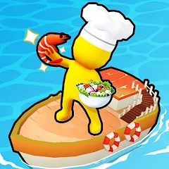 Скачать взломанную Sea Restaurant - Travel Tycoon (Си Ресторан)  [МОД Меню] - стабильная версия apk на Андроид