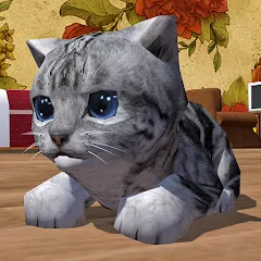 Взломанная Cute Pocket Cat 3D (Сьют Покет Кэт 3Д)  [МОД Mega Pack] - стабильная версия apk на Андроид